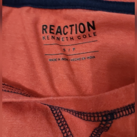 (1613) Reaction by Kenneth Cole Men's Long Sleeve T-Shirt, Size: Small, Reddish - Picture 6 of 10